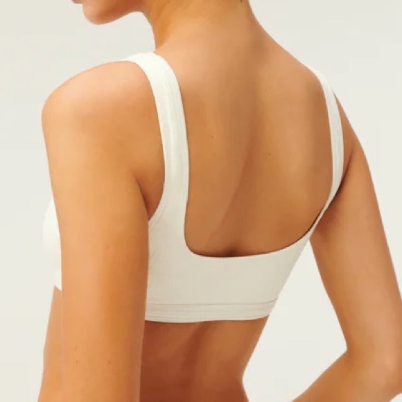 6432. Good American Rib Scoop Neck Bikini Top NWOT - Picture 2 of 5